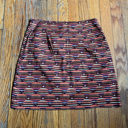 (0) Loft Abstract print mini skirt