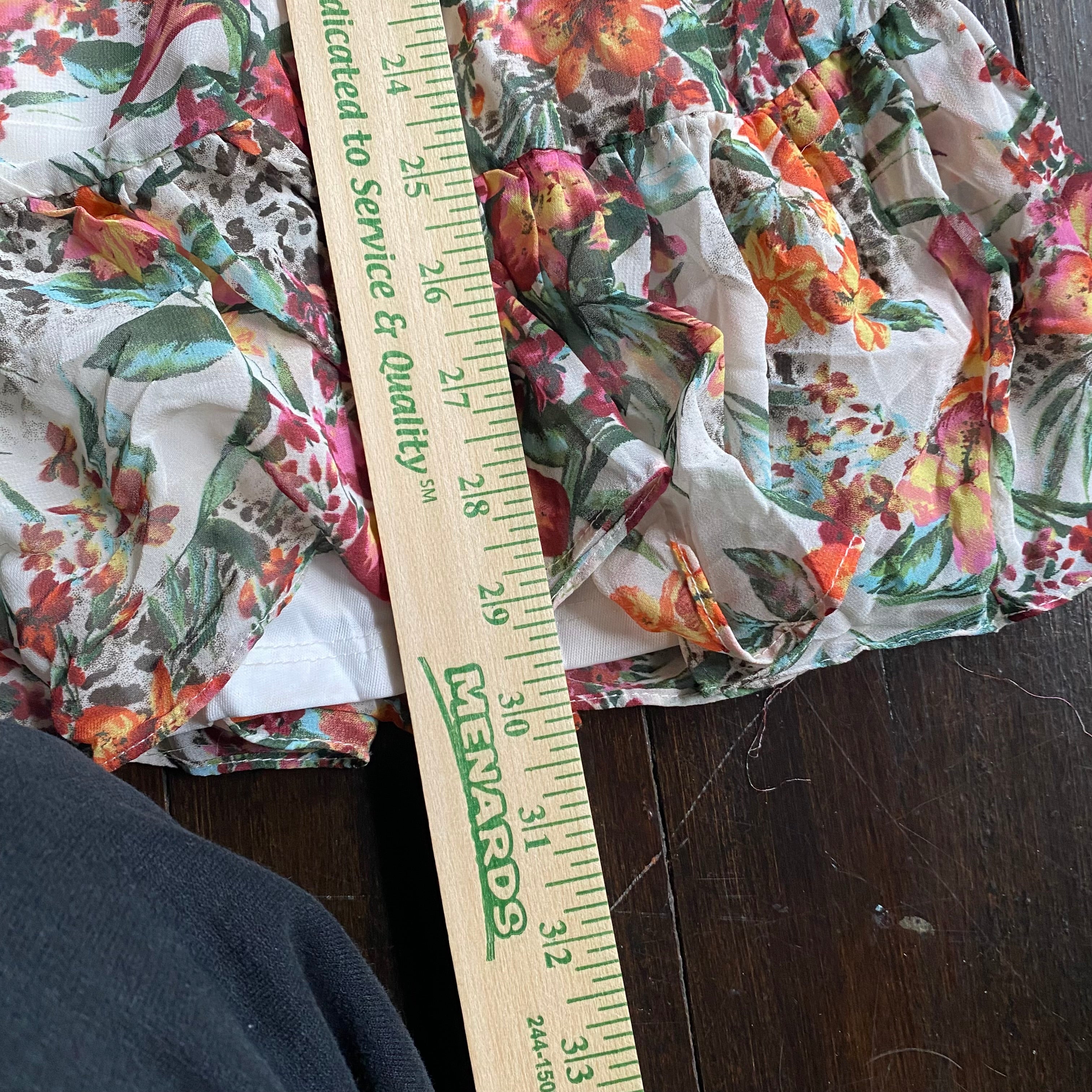 (S) 2000s Forever 21 floral leopard print mini dress