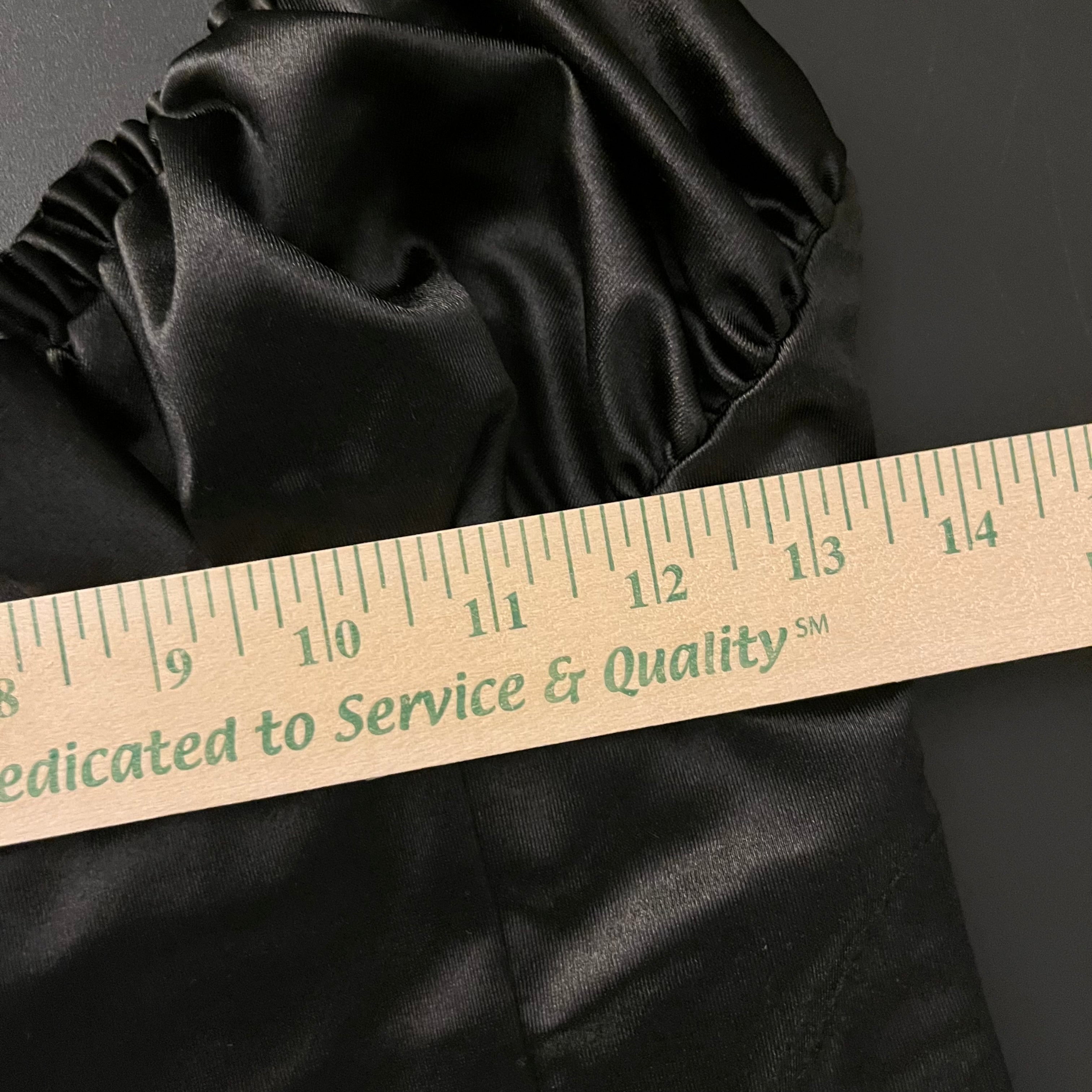 (6/S) Topshop black babydoll mini dress with ruffle detail