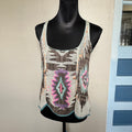 (M) Free People 37 miles aztec knic tank top