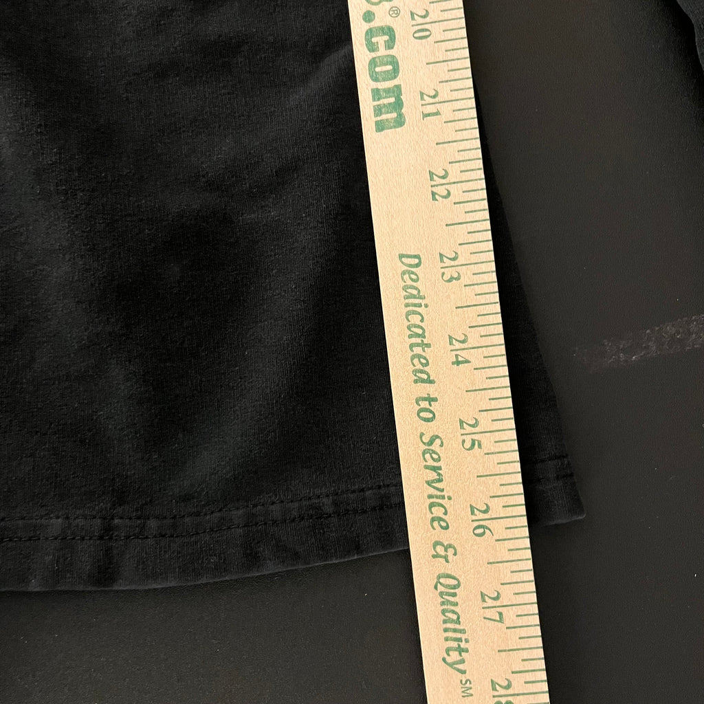 (M) 2000s black and white low rise flare jogger pants