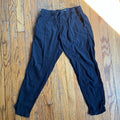 (M) PACT black organic cotton gauze tapered pants