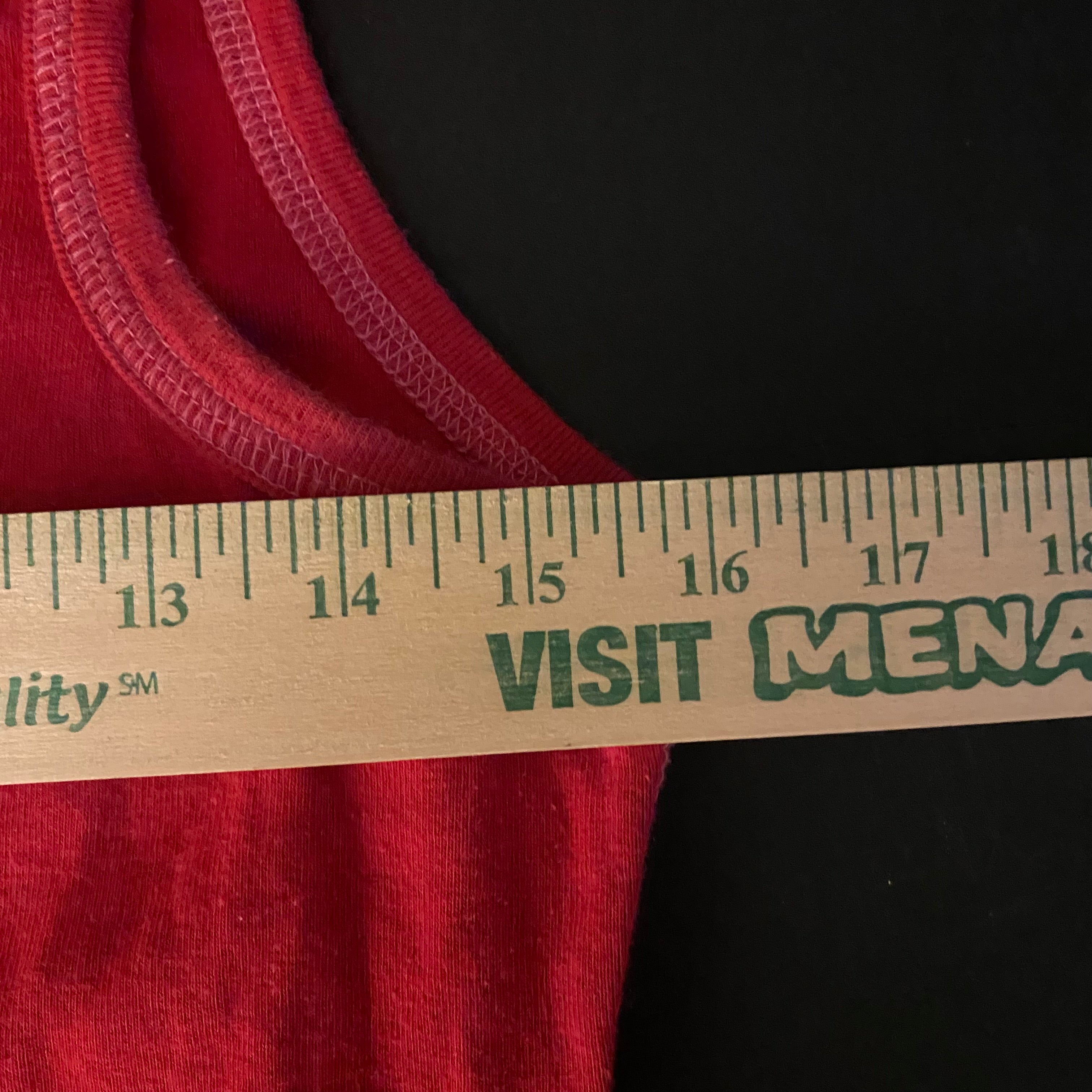 (Petite small) Columbia reddish pink contrast stitch tank top