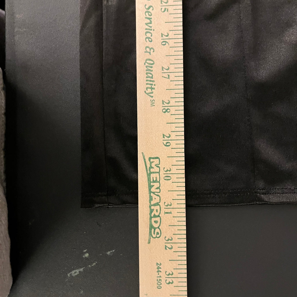 (6/S) Topshop black babydoll mini dress with ruffle detail