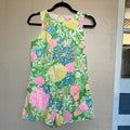 (0) Lilly Pulitzer hibiscus floral getchen romper